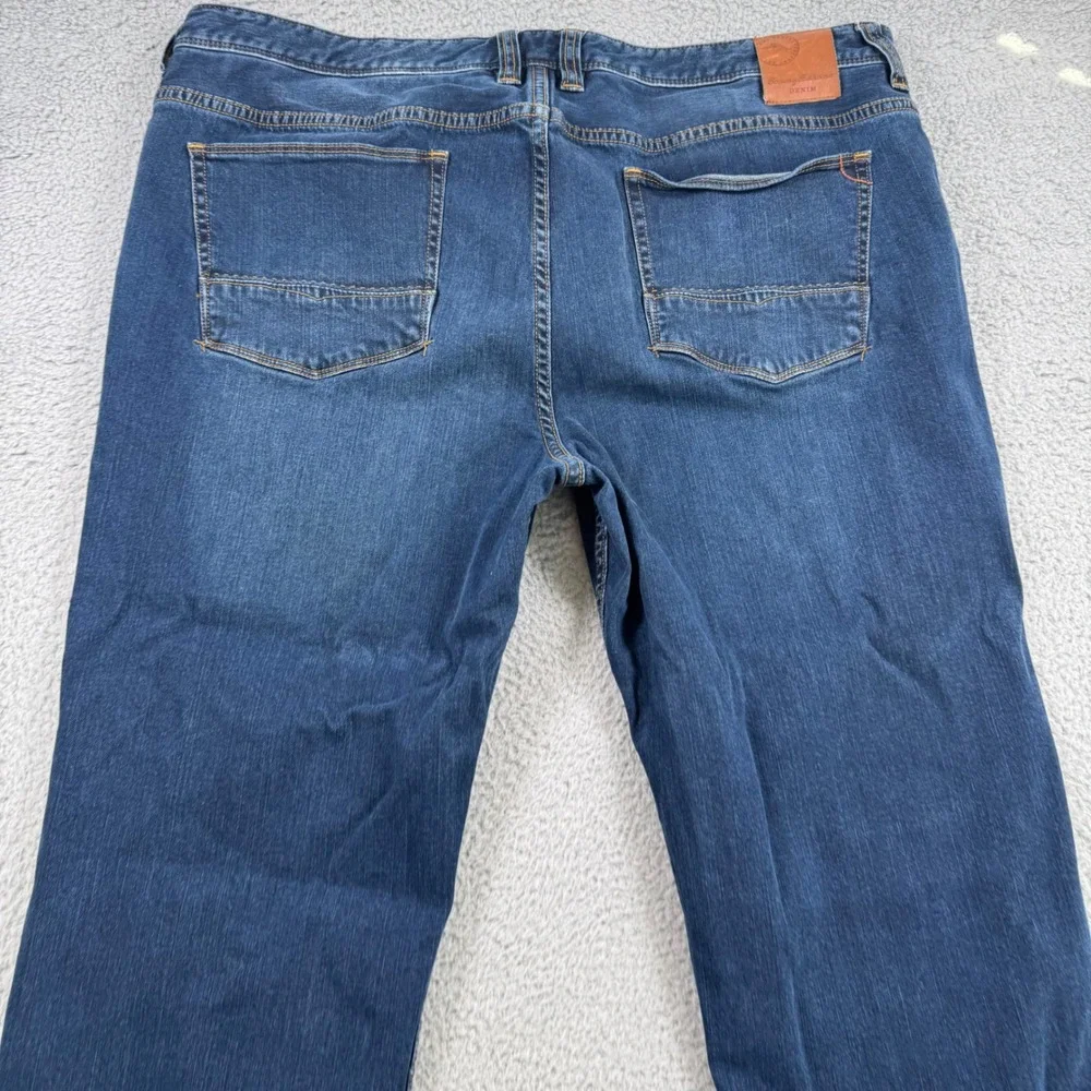 Tommy Bahama Mens Sand Drifter Authentic‎ Straight Jeans 42x29 Dark Wash Indigo